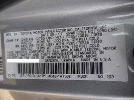 2008 TOYOTA TACOMA SR5 SILVER XTRA CAB 4.0L AT 2WD Z17943
